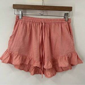 Piyama XS Nicolette Sleep Shorts Womens 0203 Ruffle Hem Floral Lightweight